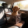 thumbnail image 4 of EGNMCR Car Dog Booster Seat With Safety Tether Pet Car Seat For Dogs Cats Seat With Washable Cover Non Slide Car Seat For Dog Dog Car Seat For Sedan SUV Polyester pets seat, 4 of 6
