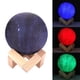 thumbnail image 2 of Lámpara USB con cielo estrellado impresa en 3D y control remoto, luz de luna LED de 15 cm y 16 colores, 2 of 8