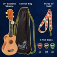 thumbnail image 2 of Hola! Music Color Series Soprano Ukelele Set with Tote Bag, Strap, & Picks, 2 of 9
