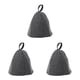 thumbnail image 3 of Gorro de baño absorbente de agua Matsuzay para mujer fieltro negro Gris, 3 of 6