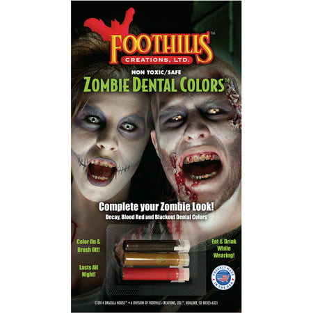 Dracula House Theatre Quality Zombie Dental Colors Costume Accessory