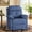 Blue, variant on MAYEERTY Black Small Swivel Rocker Recliner for Women, Space-Saving Design for Bedroom & Living Room
