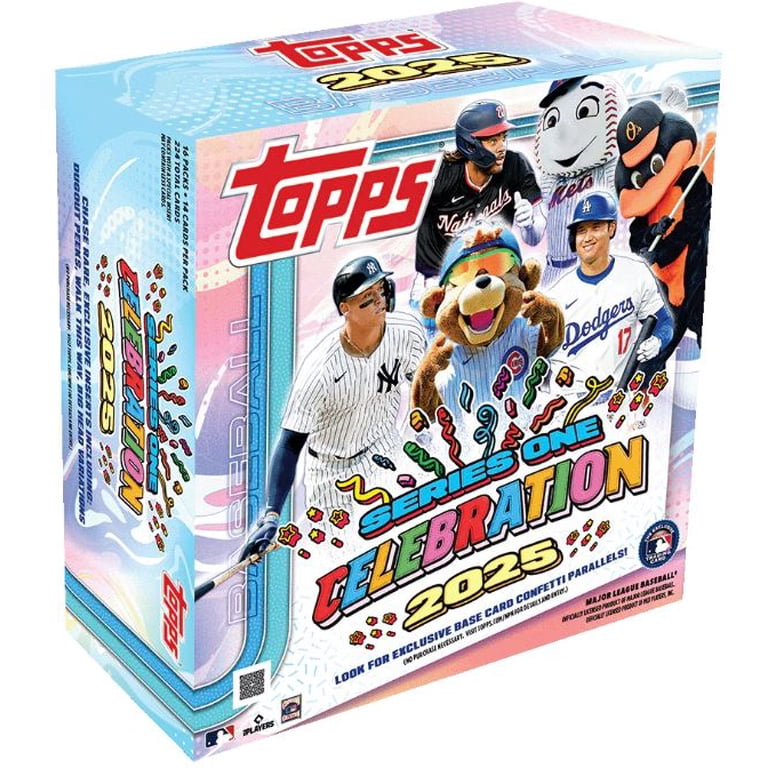 10箱 Topps MLB-SERIES 1 2025 MEGA BOX SE 2025 Topps Celebration Baseball Mega Box - Walmart.com