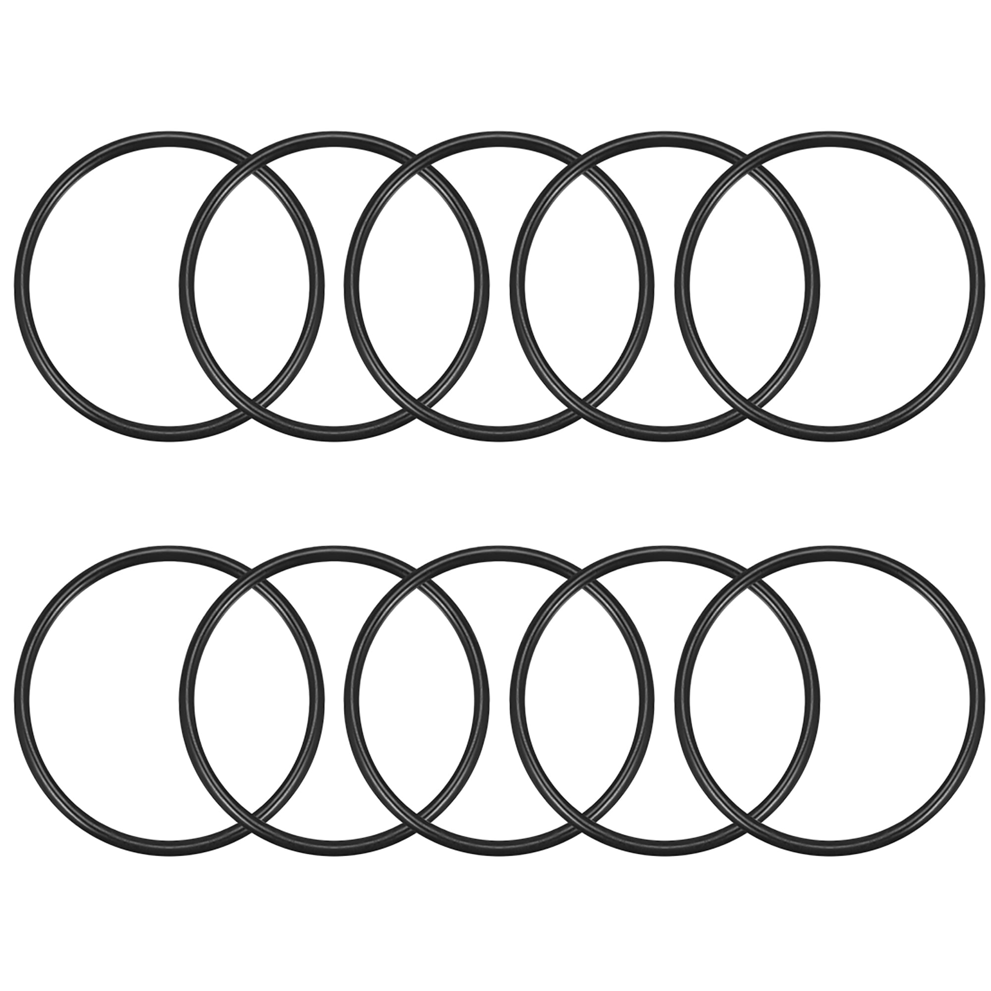 uxcell O-Rings Nitrile Rubber 1.5mm Width 37mm Inner Diameter 40mm OD Round Seal Gasket Pack of 50