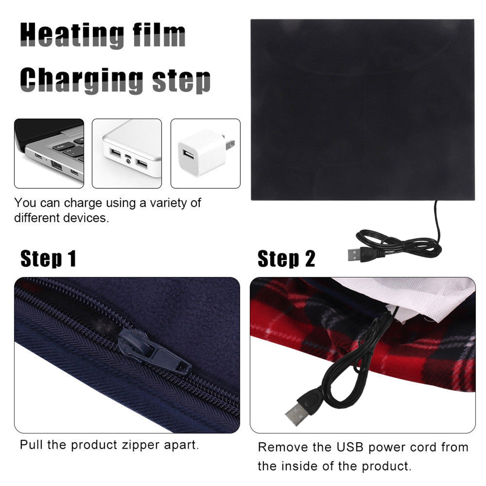 Cozeii Heated Throw Blanket, Soft Polyester Electric Throw with 2 Heating Levels, Quick Warm-Up, Comfortable Soft Material, Fall & Winter Lap Office Chair Blanket Dorm Room Car