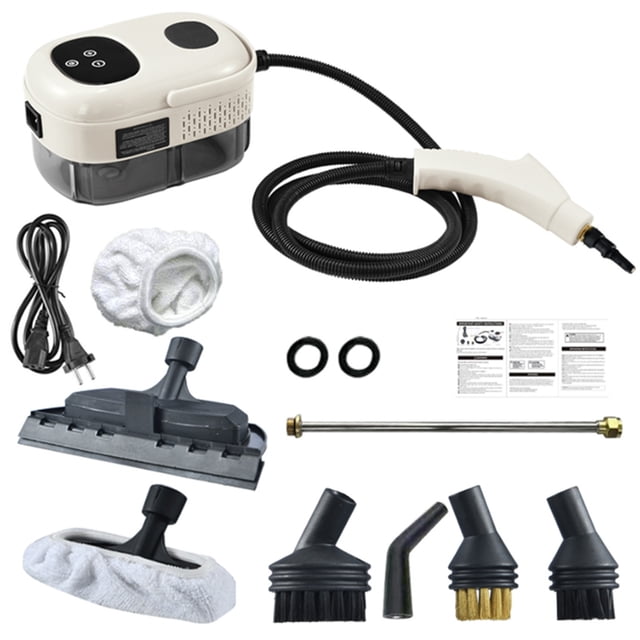 2500W High Pressure Steam Cleaner 1.1L Tank Handheld Steam Cleaner Pressurized Steam Cleaner for Kitchen Bathroom Car