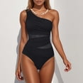 thumbnail image 2 of Womens Swimsuits Tummy Control One Piece Swimsuit Women's Swimsuit Sexy Mesh Hollow Out Bathing Suit For Beach Vacation Swimming Summer Swimwear Comfortable Swim Suit, 2 of 4