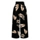 thumbnail image 3 of WILLBEST Pantalones Casuales para Mujer: Cómodos Pantalones Largos de Pierna Ancha con Cordón En La Cintura Alta para Uso Diario. Mediana, 3 of 3