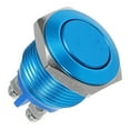 thumbnail image 4 of Shisuyan Latching Push Button Switch Replacement Part Metal Car Pushbutton Switch For Boat Truck Cars Vehicle Self Locking Switch Blue, 4 of 9