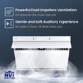 thumbnail image 4 of FOTILE inclined  Vent Series 30" 1000 CFM Under Cabinet or Wall Mount Range Hood with 2 LED Lights, Motion and Touch Activation in White Tempered Glass, 4 of 8