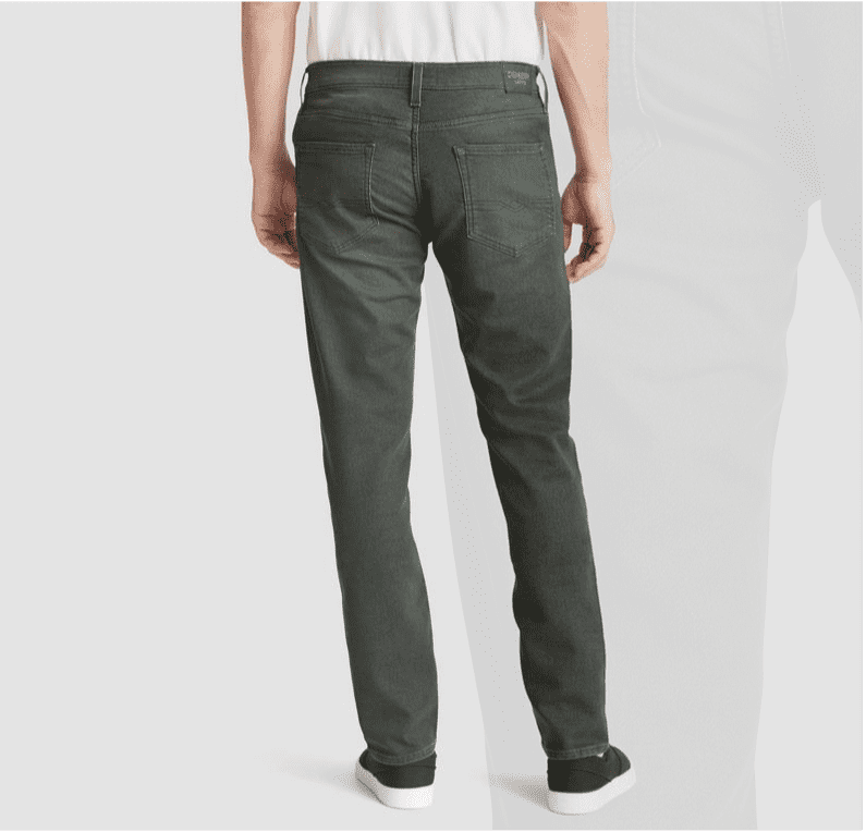 DENIZEN from Levi's Men's 216 Slim Fit Knit Jeans - Olive Green - 31x32 -  