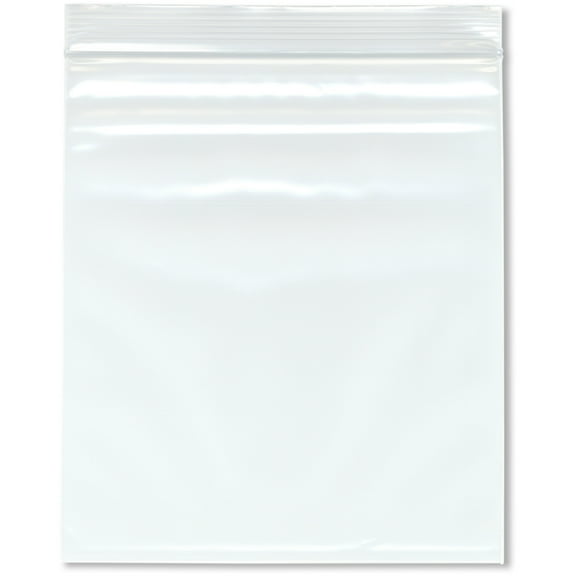 Plymor 7" x 8" (Pack of 100), 4 Mil Heavy Duty Zipper Reclosable Plastic Bags