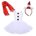 thumbnail image 1 of Falda de baile congelada para niñas Snow Treasure, disfraz de actuación para niños, muñeco de nieve navideño jugando, disfraz de Snow Treasure, 1 of 6