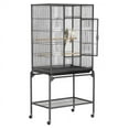 thumbnail image 5 of Alden Design 54"H Metal Pet Cage with Detachable Stand for Small Animal , Black, 5 of 9