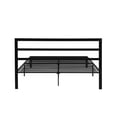 thumbnail image 6 of Cterwk Metal Frame Platform Bed with Headboard Charcoal, Black, 6 of 7