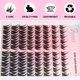 thumbnail image 4 of Kit de racimos de pestañas Fyonas Lash Manga C Curl, 80 unidades con pegamento, 4 of 8