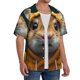 thumbnail image 2 of Fotbe Modern Yellow Sweater Guinea Pig Camisa Estampada de Manga Corta para Hombre, Casual de Verano, Estilo Playero, Sin Arrugas-Large, 2 of 5