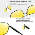 thumbnail image 5 of Joopin Night Vision Glasses for Men Women Classic Aviation UV Protection Glasses for Driving, 5 of 7