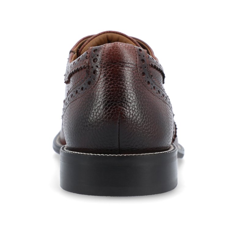 Thomas & Vine Mens Garland Lace-up Wingtip Oxford - Walmart.com