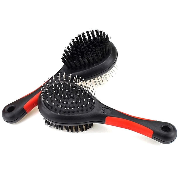 Cepillo de baño para mascotas, cepillo para perros para cepillos de aseo pequeños Perros grandes Peine para el cabello Vertimiento Caniches cortos para mascotas Cachorro Caniche, 11 Feliz Sencillez