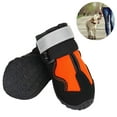thumbnail image 2 of Outdoor Waterproof Dog Boots 4 Pcs Set with Rugged Anti-Slip Sole, Reflective Strip, and Adjustable Straps, 2 of 5