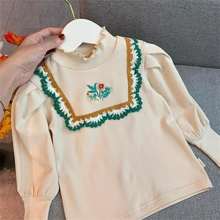 

Hunpta Newborn Infant Baby Girls Autumn Lace Cotton Long Sleeve Tops Clothes