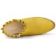 thumbnail image 4 of Botines Tacón De Bloque Con Volantes Para Mujer Amarillo 37, 4 of 7