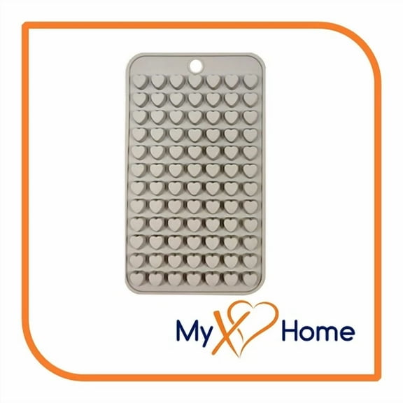 84 Hearts Gray Silicone Mold Chocolate, Candy And More By Myxohome