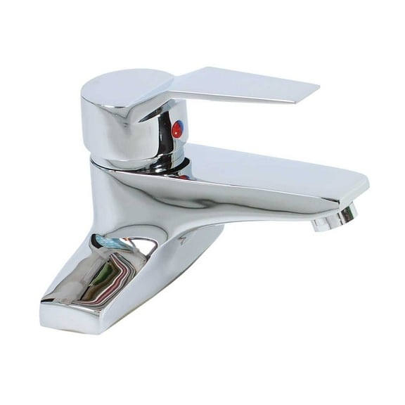 Bathroom Sink Faucet Chrome Plated Brass Centerset Kitchen Tap 4 3/16"H 1 Handle| Renovators Supply