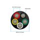 thumbnail image 5 of Cable eléctrico ENERJOUR 14 AWG, 5 conductores, 7,62 m, cobre estañado, 5 of 7