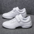 thumbnail image 3 of YOURDIARY Cheer Shoes for Youth Girls, White Varsity Cheerleading Shoes for Youth, Breathable and Lightweight Dance Athletic Flats, 3 of 8