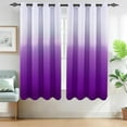 thumbnail image 4 of Alishomtll Room Darkening Purple Blackout Curtains Grommet Window Drapes for Living Room Bedroom ,2 Panels of 52" W x 63" L, 4 of 8