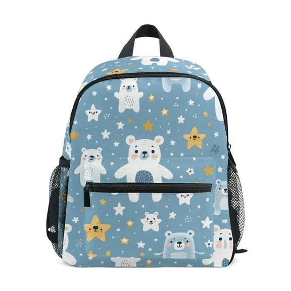 ALAZA Cute Bear with Star School Backpack Small Bookbag Mini Bags