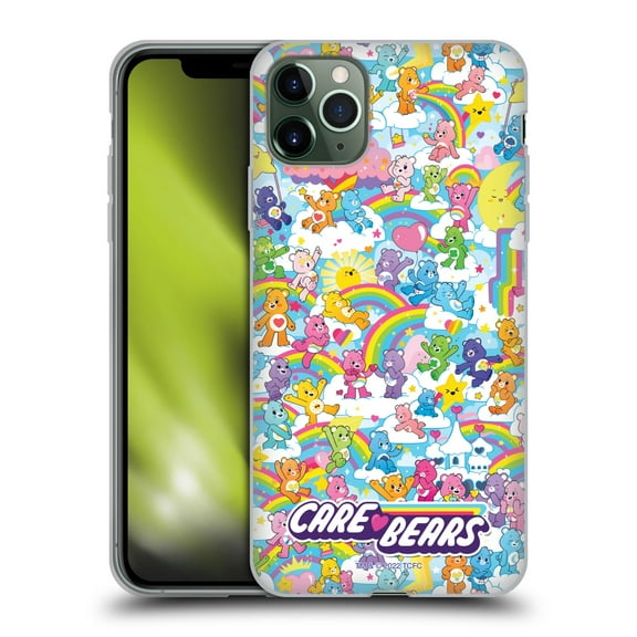 Head Case Designs Officially Licensed Care Bears 40th Anniversary Rainbow Soft Gel Case Compatible with Apple iPhone 11 Pro Max
