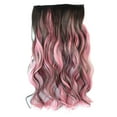 thumbnail image 2 of DFC Mèches de Couleur Cinq Clips Extensions de Cheveux Perruque Bouclée Pièce Rideau pour Cheveux, 2 of 5