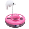 thumbnail image 1 of Jouet Interactif pour Chat Souris Mobile Ressort Disque Chaton Planche Roulante, 1 of 5