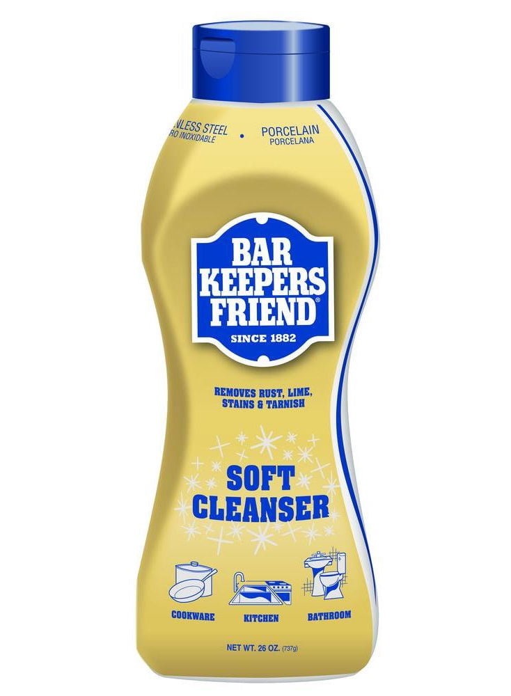 Bar Keepers Friend 26 oz Liquid Gel Multi Purpose Soft Cleanser Polish Remover Walmart