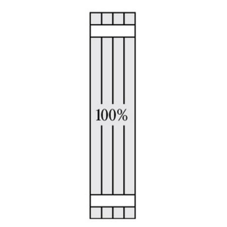 Perfect Shutters 24 375W in Open Board N Batten Vinyl Shutters