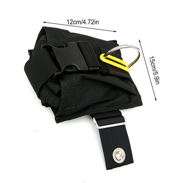 Sacs de Poids de Plongée de Rechange 3,2 Kg Plomb Remplissage Plongée Sous-Marine Poids Poche Libération Rapide Professionnel Résistant à l'Usure Support de Plongée de la Technologie de Plaque Arrière