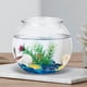 thumbnail image 1 of Acuario Transparente Pequeño, Pecera Redonda, Mesa de Jarrón, Pecera Pequeña Transparente para El Hogar, Bricolaje, para Mesa de Oficina en Yinane Tanque de acuario de escritorio, 1 of 8