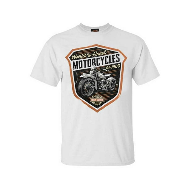 Harley-Davidson - Harley-Davidson Men's Finest Shield Crew Neck Short ...