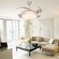 thumbnail image 5 of 42-Inch Ceiling Fan with LED Light, Remote Control, 6 Wind Speeds, Energy-Efficient, Quiet Operation, Pure Copper Motor for Home, 5 of 7