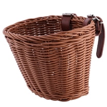 CTIRCHIU 1Pcs Bike Basket Set Plastic Round Storage Easy Installation and Removal for Kids Bike