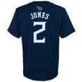 thumbnail image 3 of Youth Julio Jones Navy Tennessee Titans Mainliner Player Name & Number T-Shirt, 3 of 3