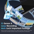 thumbnail image 3 of Rexing 2K Single Dash Cam with App Control, WiFi, Front Camera, Loop Recording, Parking Monitor, Vehicle Driving Recorder, 3 of 11