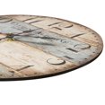 thumbnail image 3 of 23 cm wooden wall clock/kitchen clock in country style, silent non-ticking, 3 of 4