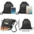 thumbnail image 2 of Gym Bag, Soccer Backpack, Adjustable Drawstring Daypack, Soccer Bag, 2 of 5
