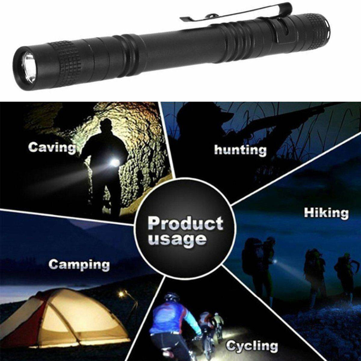 Mini Super Bright Tactical Penlight – Small LED Flashlight, Aluminium Body, AAA Powered – Handheld Torch