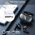 thumbnail image 5 of Auriculares Inalámbricos, 2024 Auriculares Inalámbricos Auriculares Estéreo HiFi con 4 Micrófonos con Cancelación de Ruido ENC, Auriculares Intrauditivos con Tiempo de Reproducción de 42 Horas, Auricu, 5 of 5