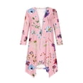 thumbnail image 5 of LOVZFMLL Cardigan pour Femmes à Imprimé Dégradé, Manches Longues, Ourlet Irrégulier, Cardigan Plissé, 5 of 5